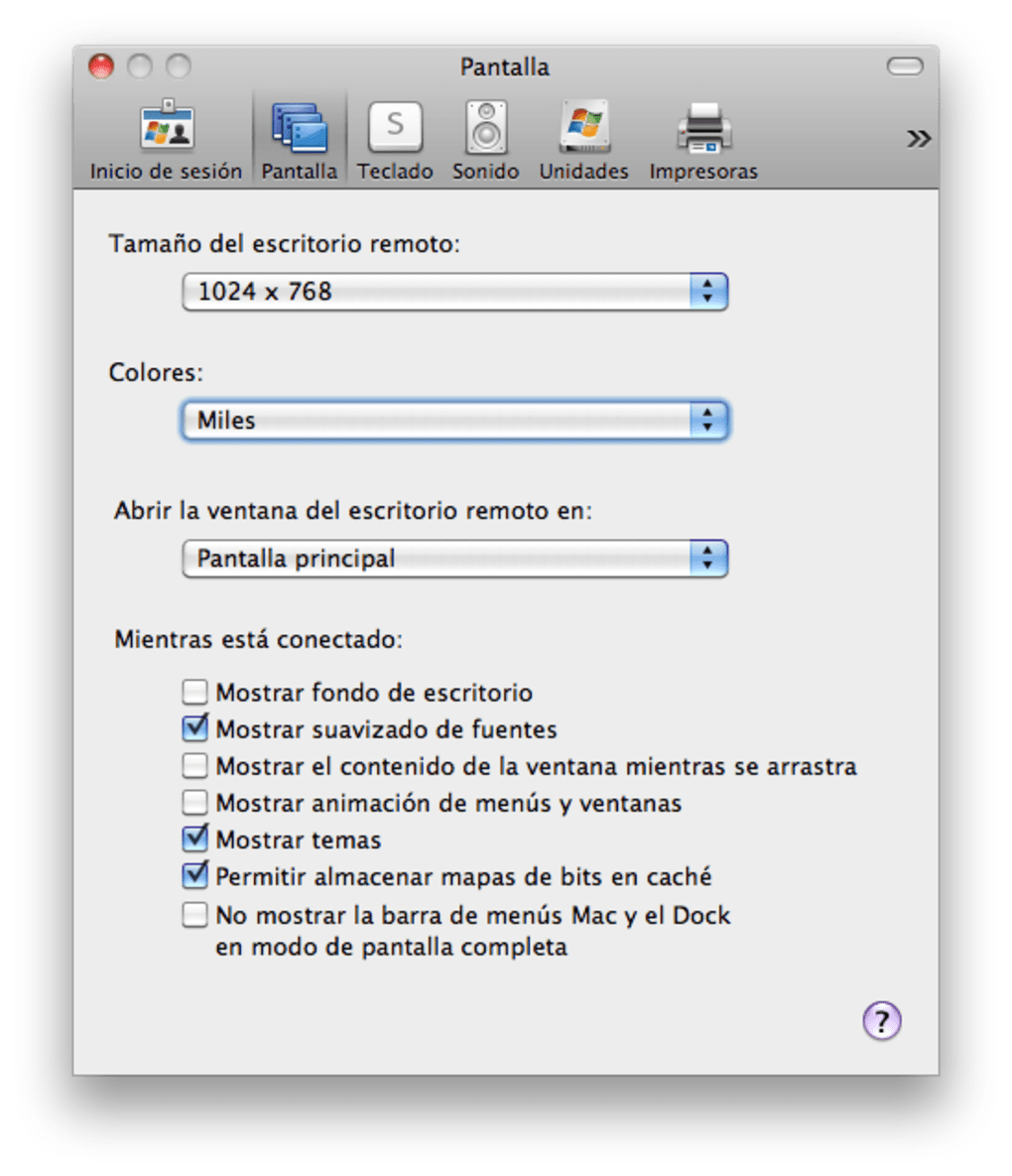 microsoft remote desktop connection client for mac version 2.1.2